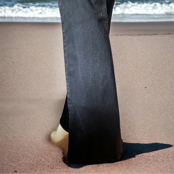 Joe’s Jeans Flare mid-rise spandex SZ 28 Shainia Rich Dark Grey -only wore once - Picture 3 of 8